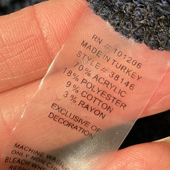 Soft Surroundings nubby 3/4 sleeve top - Picture 6 of 6